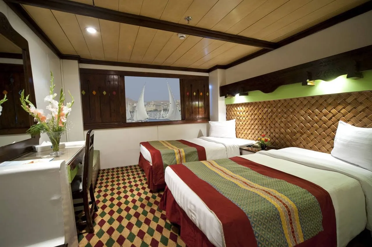 Cabin aboard the SUNRISE Mahrousa Nile Cruise Nile cruise
